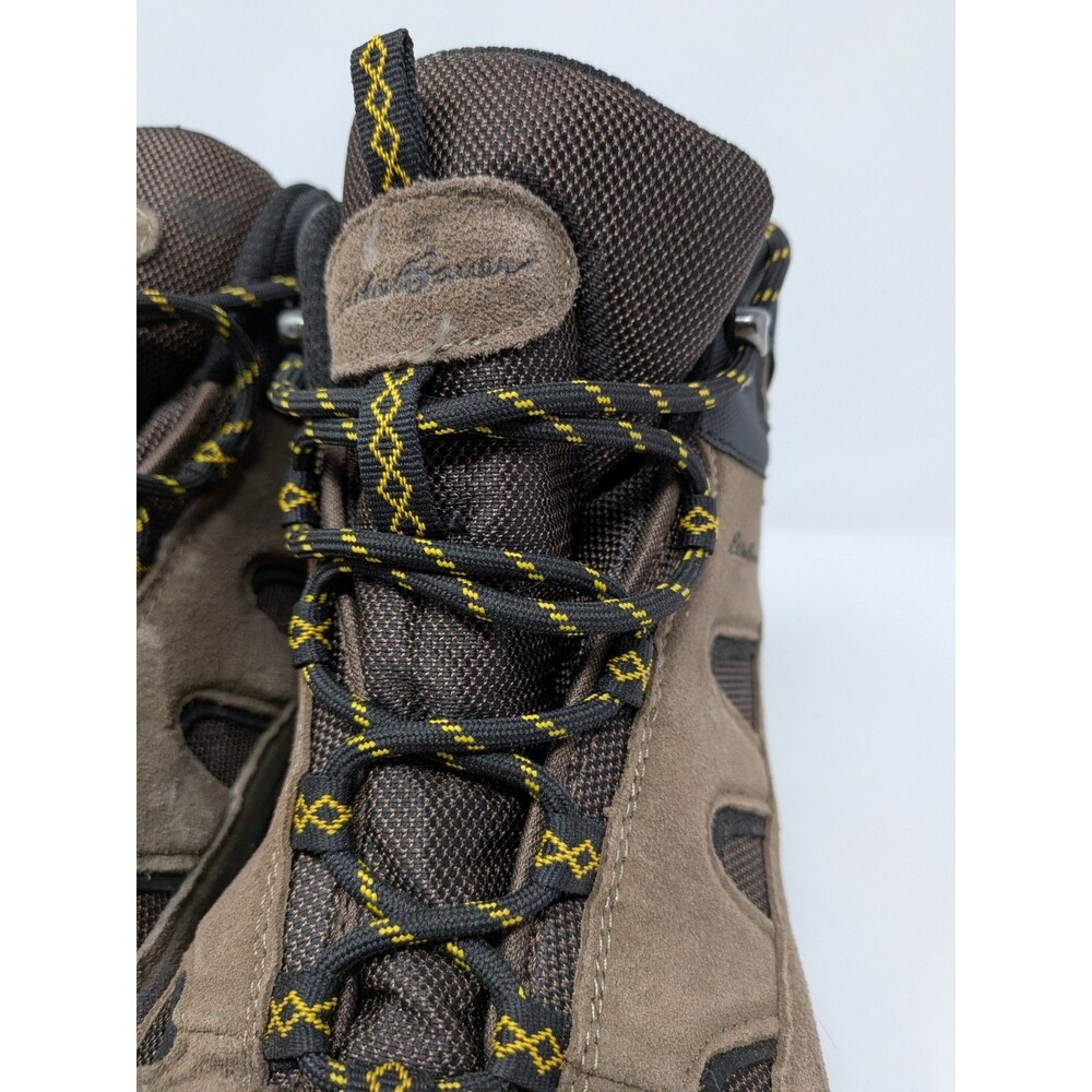 Eddie Bauer Brighton Waterproof Hiking Boots Mens 13M Brown Suede Trail GorpCore - Picture 7 of 9